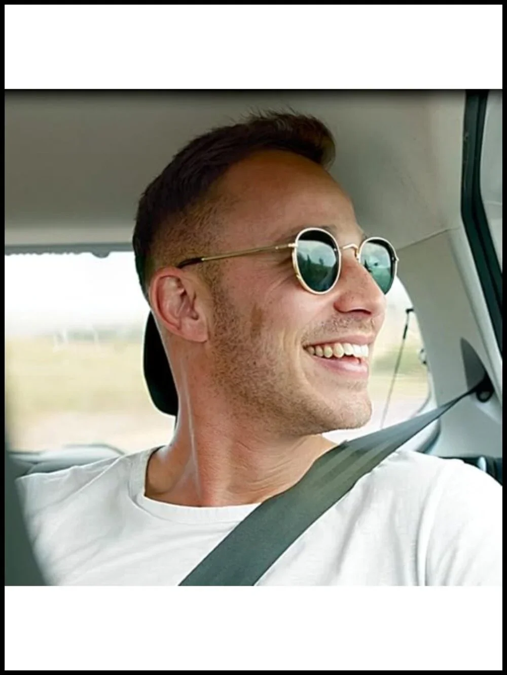 Vintage Round Polarized Sunglasses UV400 Protection Retro Circle Shades